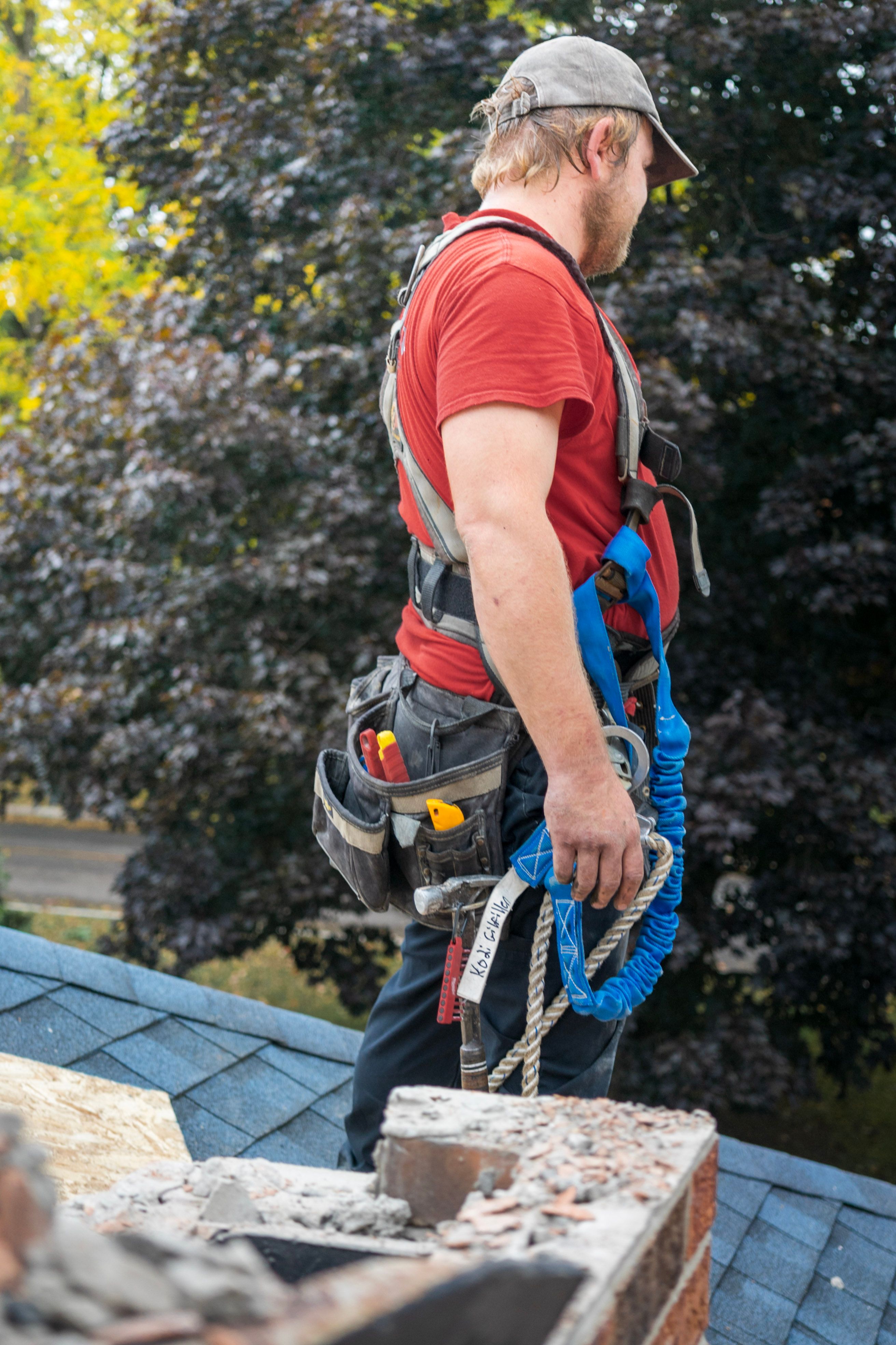 Complete roofing project